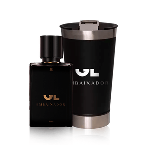 Perfume GL Embaixador 50 ml + Copo Térmico GL embaixador 50 ml + Copo